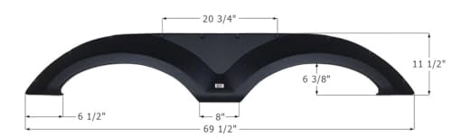 Forest River Tandem Fender Fs4183 - Walmart.com