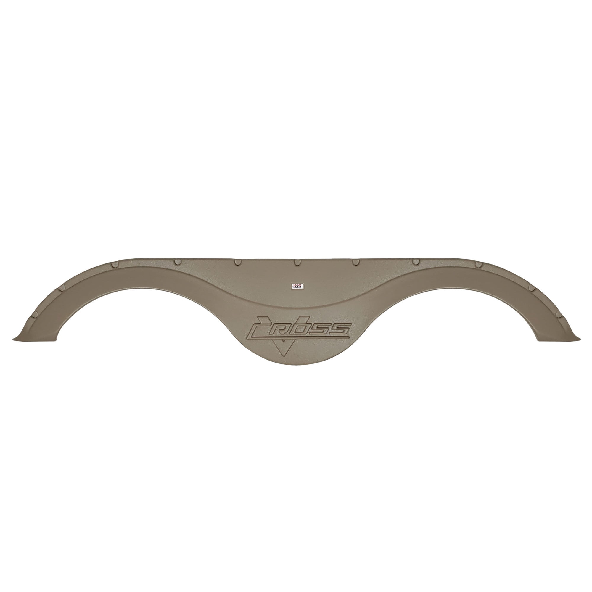 Icon 14448 Tandem Axle Fender Skirt FS4448 for Forest River - Taupe
