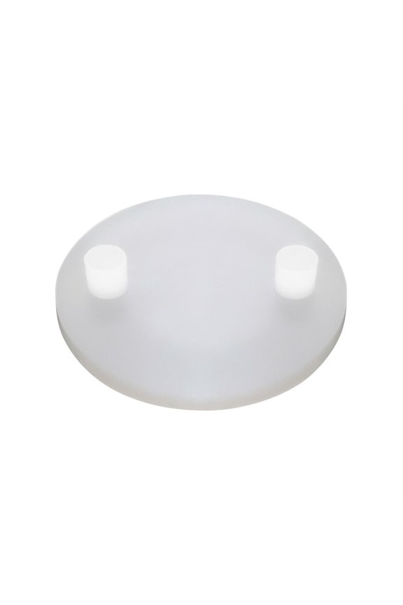 14807 Spin Fitting - Patch, .75" Pilot x 1.375" OD, White