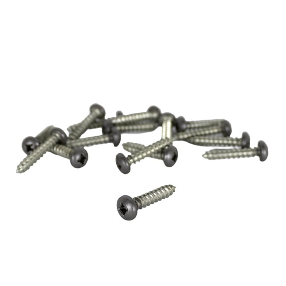 Icon 14961 Painted Fender Installation Screws - Gray, Qty 15