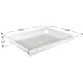 SHOWER PAN SP2432PW CENTER DRAIN ASSEMBLY - Walmart.com