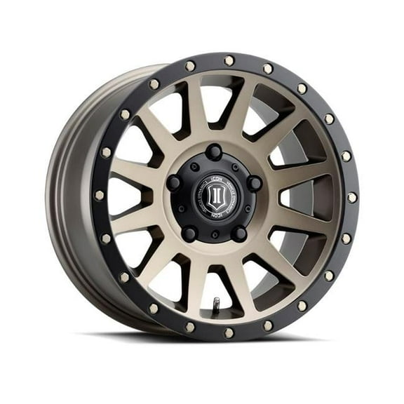 Icon  17 x 8.5 5x150 25 mm Offset 5.75 in. BS 110.1 mm Bore Bronze Compression Wheel