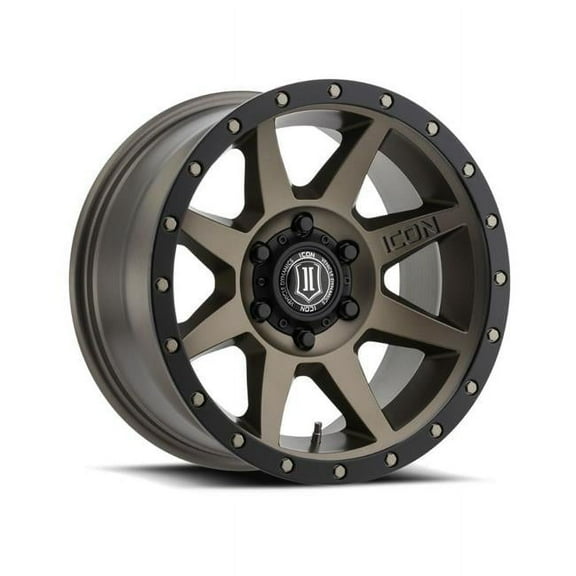Icon  5 in. 17x8.5 6x135 6 mm Rebound Offset BS 87.1 mm Bore Bronze Wheel