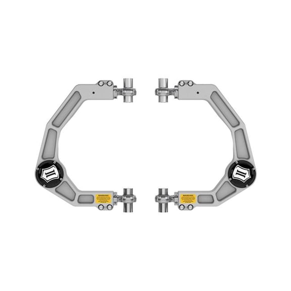 Icon 98523DJ Front Upper Control Arms DJ Pro Kit for 2021-23 Ford F150 Billet