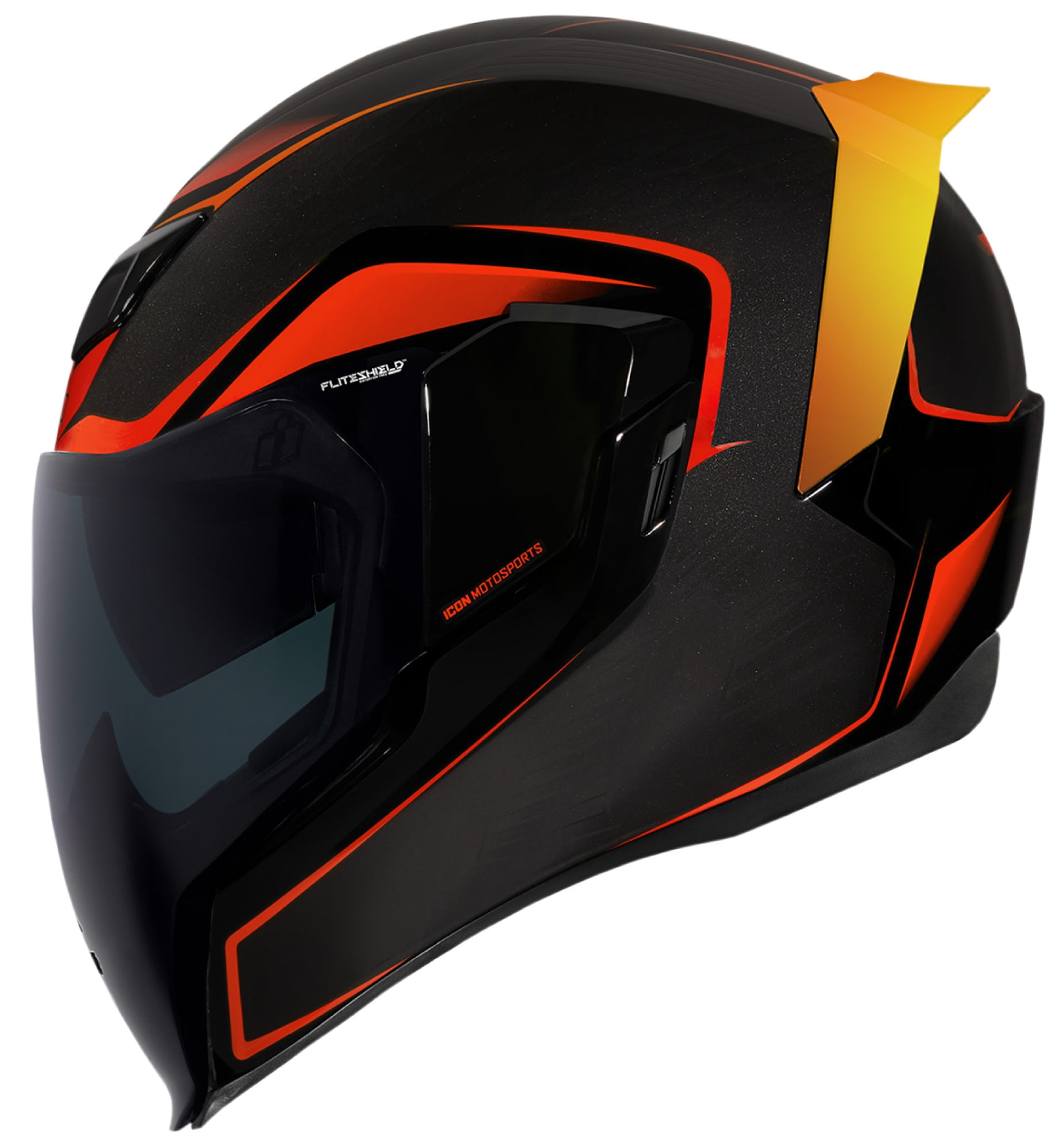 新規 ICON AIRFLITE CROSSLINKフルフェイス黒/赤 Mサイズ Icon Airflite Helmet Crosslink Red - Speed Addicts