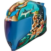 Icon Airflite Pleasuredome 4 Motorcycle Helmet Blue XS