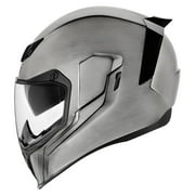 Icon Airflite Quciksilver Motorcycle Helmet Silver MD