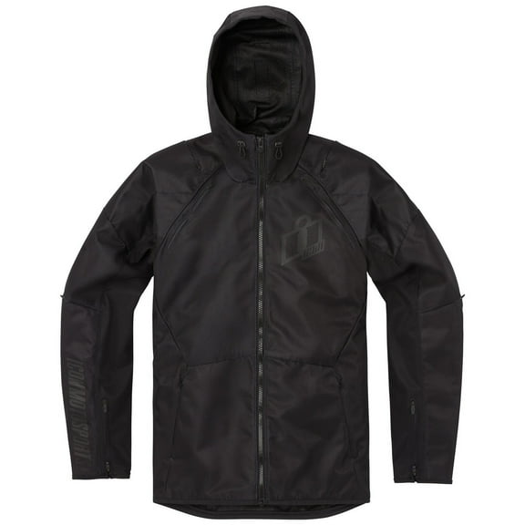 Icon Airform CE Mens Motorcycle Jacket Black SM