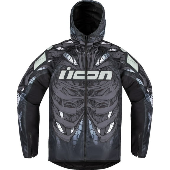 Icon Airform Manik'RR Mens Textile Motorcycle Jacket Black LG