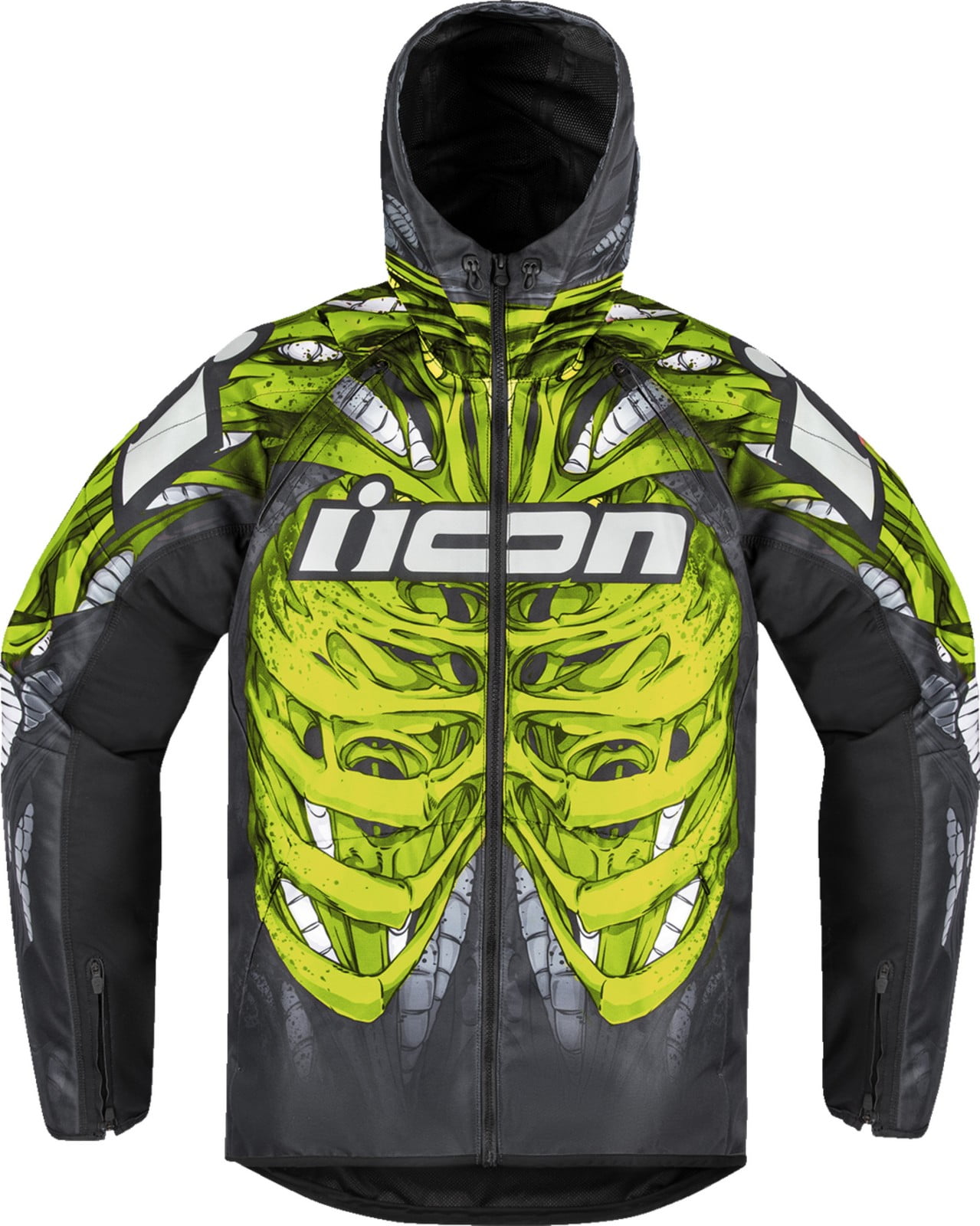 Icon Airform Manik'RR Mens Textile Motorcycle Jacket Green