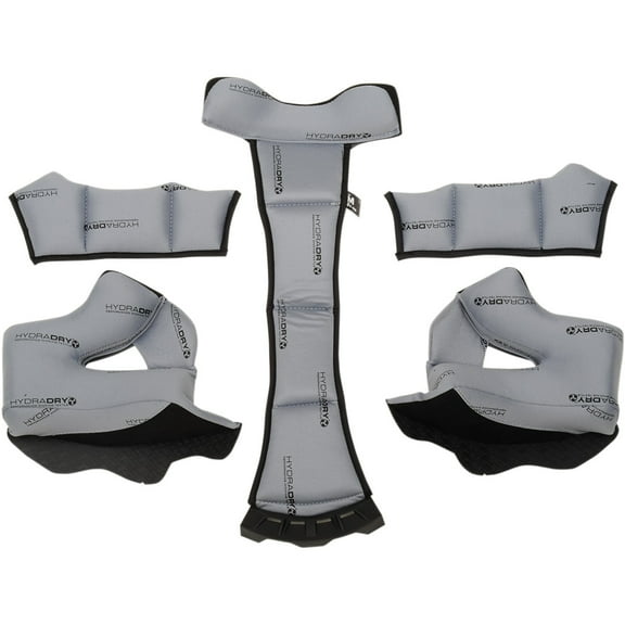 Icon Airframe Pro Cheek Pad & Inner Liner Kit Gray Large Tight