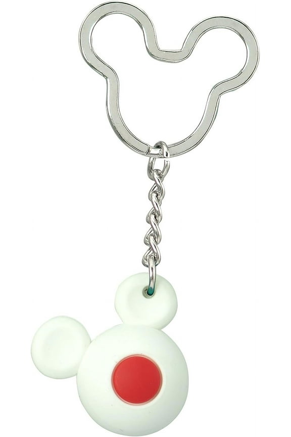 Icon Ball Key Chain - Disney - Mickey Flag Key Ring - Japan New 85722