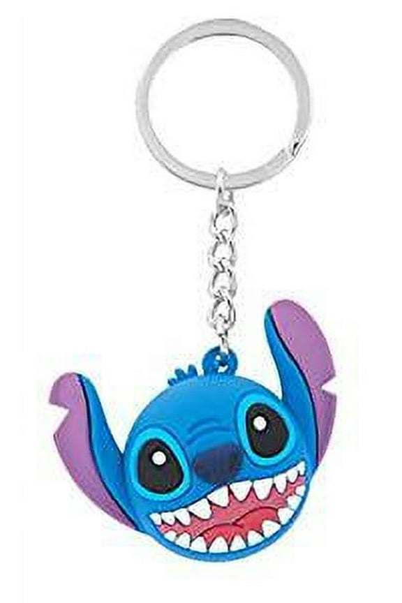 Icon Ball Key Chain - Disney - Stitch - Deluxe Key Ring New 85787