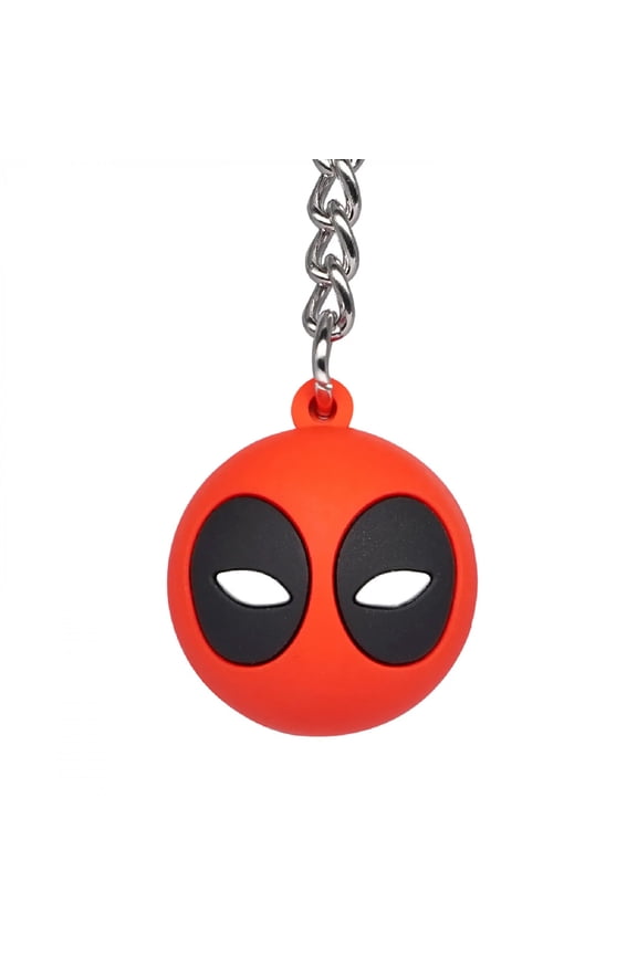 Monogram | KEYCHAIN: Marvel Deadpool Icon Ball, Red, White, and Black