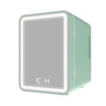 thumbnail image 1 of Icon Beauty LED Mirror Door 6.75in. Mini Cooler, 4-Liter Compact Mini Fridge with Touch-Control LED Light and Standard Door, New, 1 of 10