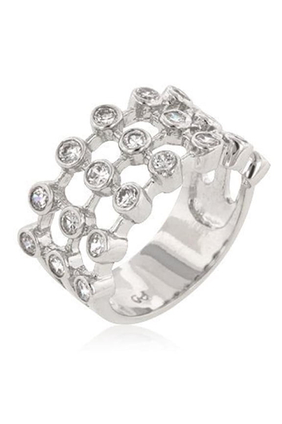 Tiered Contemporary Ring - Size 10