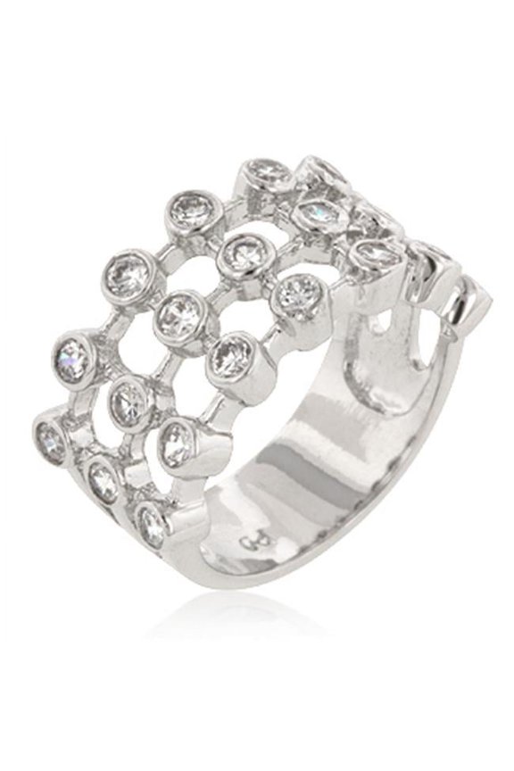 Tiered Contemporary Ring - Size 5