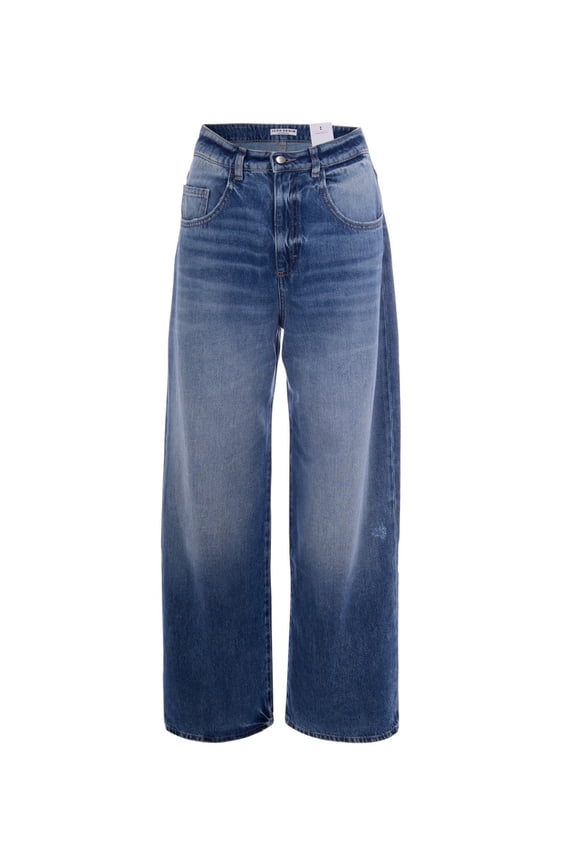 Wide-Leg Denim Jeans With Medium Rise And Classic Finish (Women's)