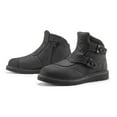 thumbnail image 1 of Icon El Bajo2 CE Mens Leather Motorcycle Shoes Black 9 USA, 1 of 3