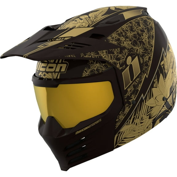 Icon Elsinore Kaonohi Modular Motorcycle Helmet Black LG