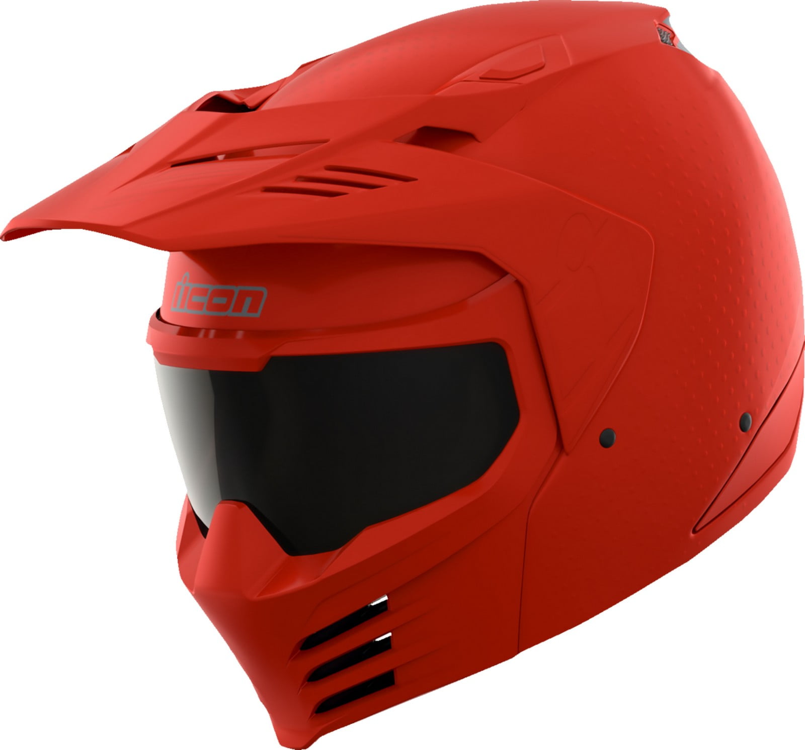 Icon Elsinore Monotype Modular Motorcycle Helmet Red MD - Walmart.com