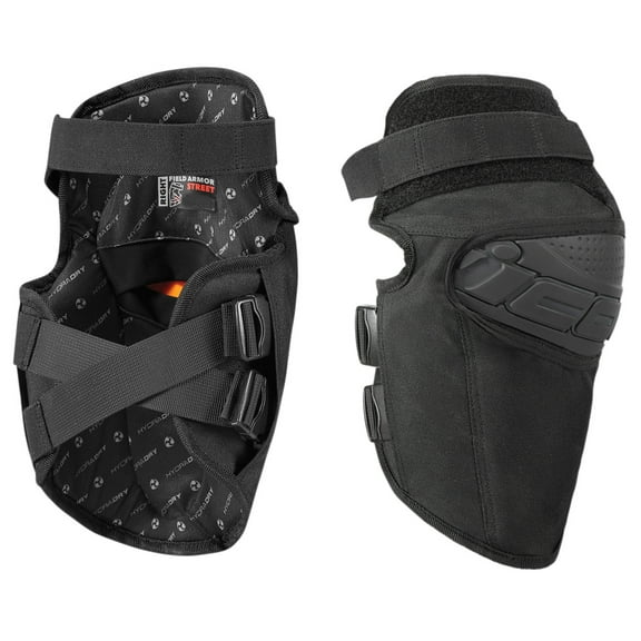 Icon Field Armor Motorcycle Knee Pads Black SM/MD