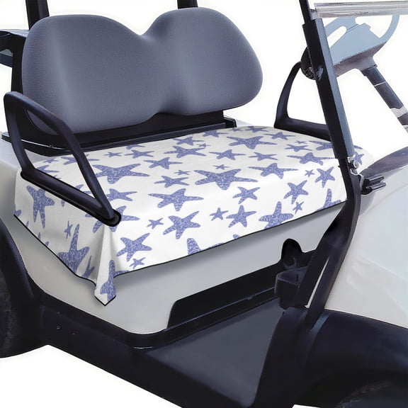 Icon Golf Cart Seat Cover 51" x 31", Also for EZGO, Yamaha, Club Car, Premium Microfiber Towel for Front Bench Seat