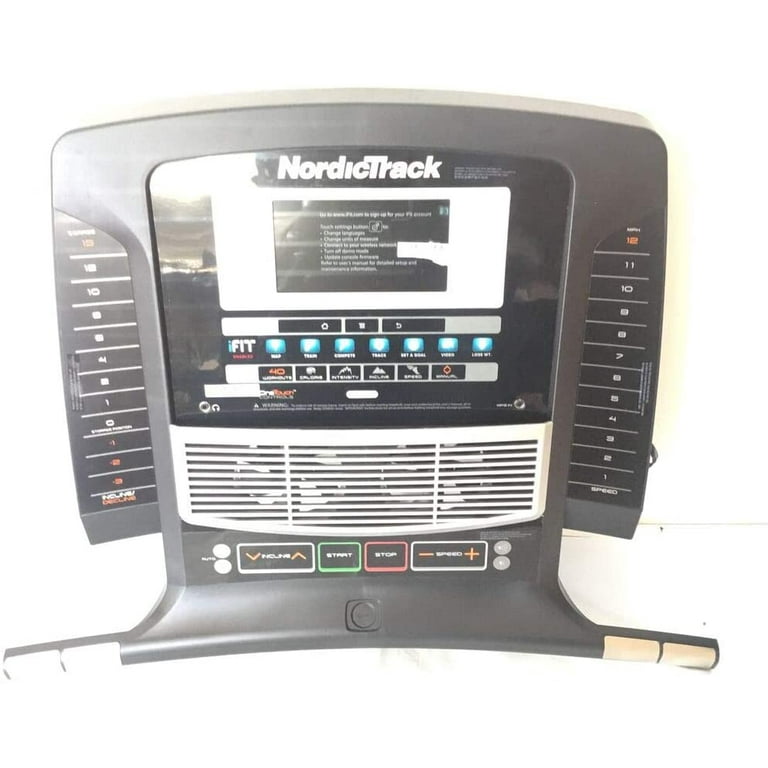 Icon Health Fitness Inc. Display Console Panel 376896 Works with NordicTrack Elite 7700 831.249377 Treadmill Walmart