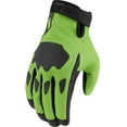 thumbnail image 1 of Icon Hooligan CE Mens Textile Motorcycle Gloves Green 3XL, 1 of 2