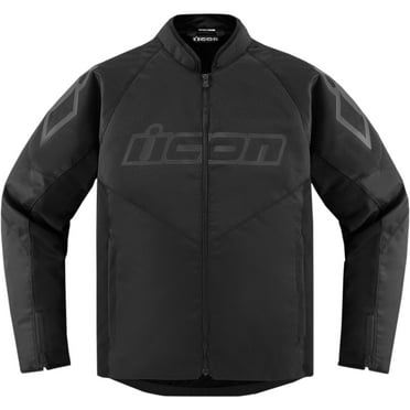 Icon Hooligan CE Mens Textile Motorcycle Jacket Black LG