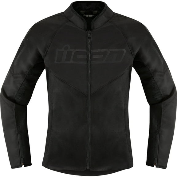Icon Hooligan CE Womens Textile Motorcycle Jacket Black SM