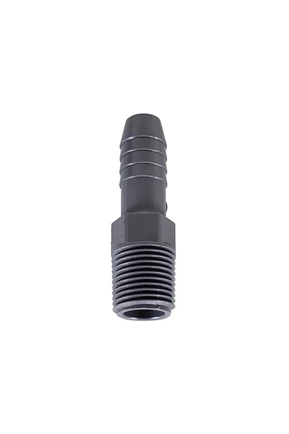 I6S-14833 0.5 in. Male Thread Barb Fitting - Grey