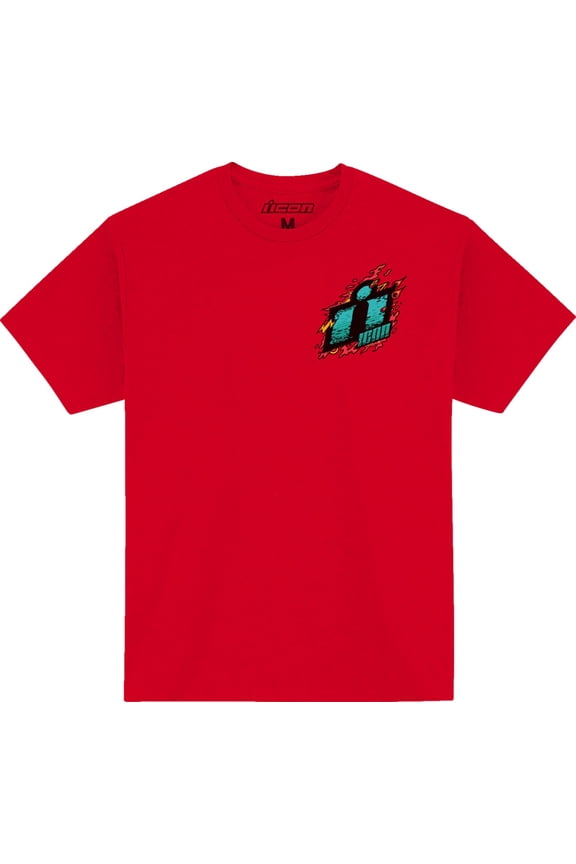 Munchies Mens Short Sleeve T-Shirt Heather Red SM