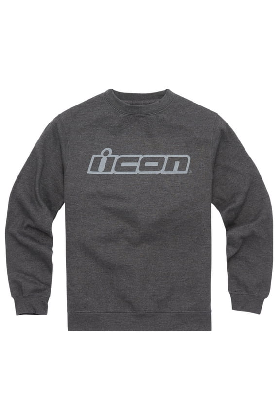 OG Slant Mens Pullover Crewneck Sweatshirt Charcoal MD