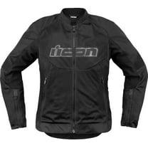 Icon Overlord 3 Mesh CE Womens Motorcycle Jacket Black LG