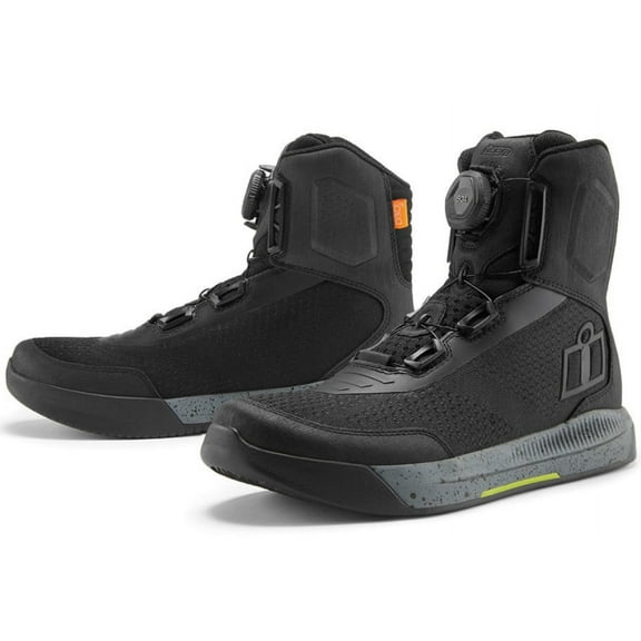 Icon Overlord CE Mens Vented Motorcycle Boots Black 7 USA