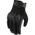 thumbnail image 1 of Icon PDX3 CE Mens Leather Motorcycle Gloves Black LG, 1 of 2