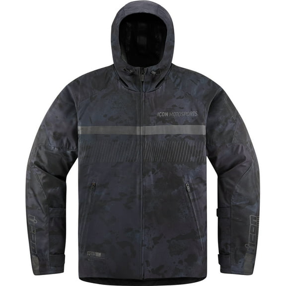 Icon PDX3 CE Mens Textile Motorcycle Jacket Dark Camo SM