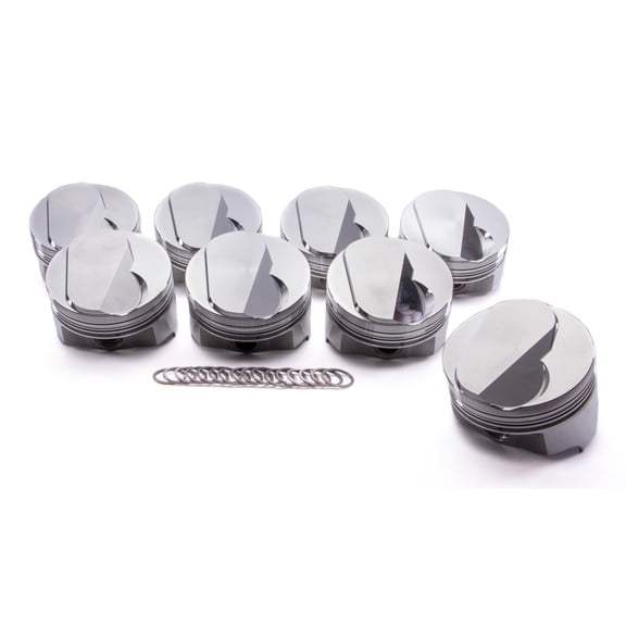 Icon Pistons IC779.030 BBC Forged Domed Piston Set 4.280 Bore +18cc