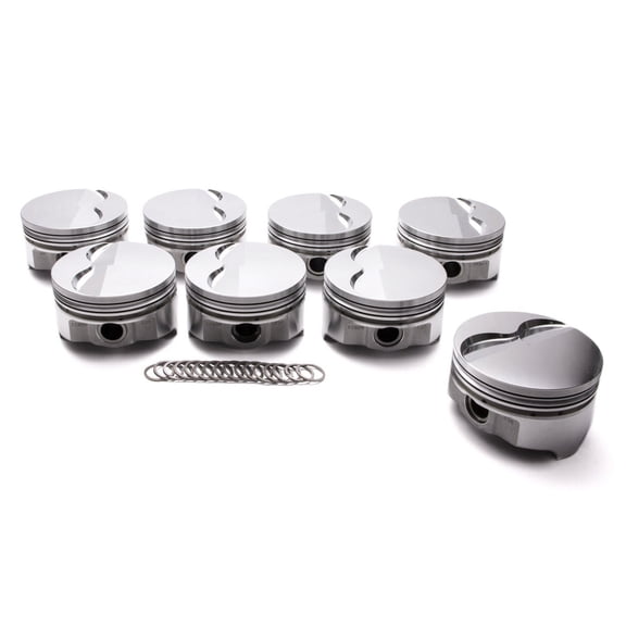 Icon Pistons ICNIC941.030 Pontiac V8 FT Piston Set - 4.155 Bore -0.430cc