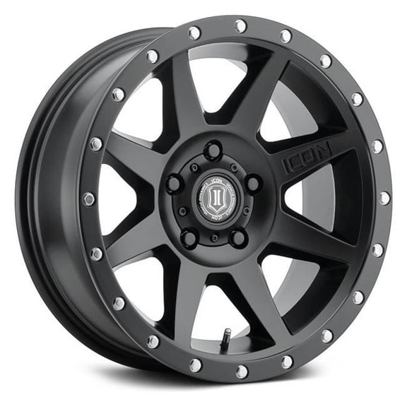 Icon  Rebound & Satin Black Wheel with 6 x 5.5 mm Offset