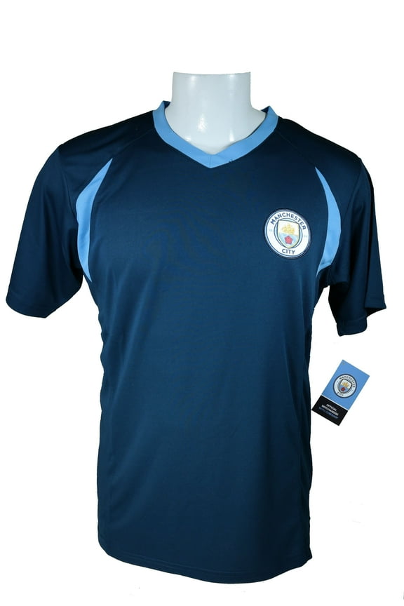 Icon Sport Group Manchester City F.C. Soccer Adult Soccer Poly Jersey -J018 Large