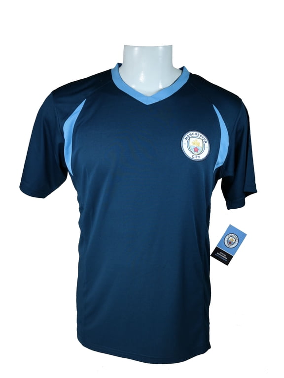 Icon Sport Group Manchester City F.C. Soccer Adult Soccer Poly Jersey -J019 Large