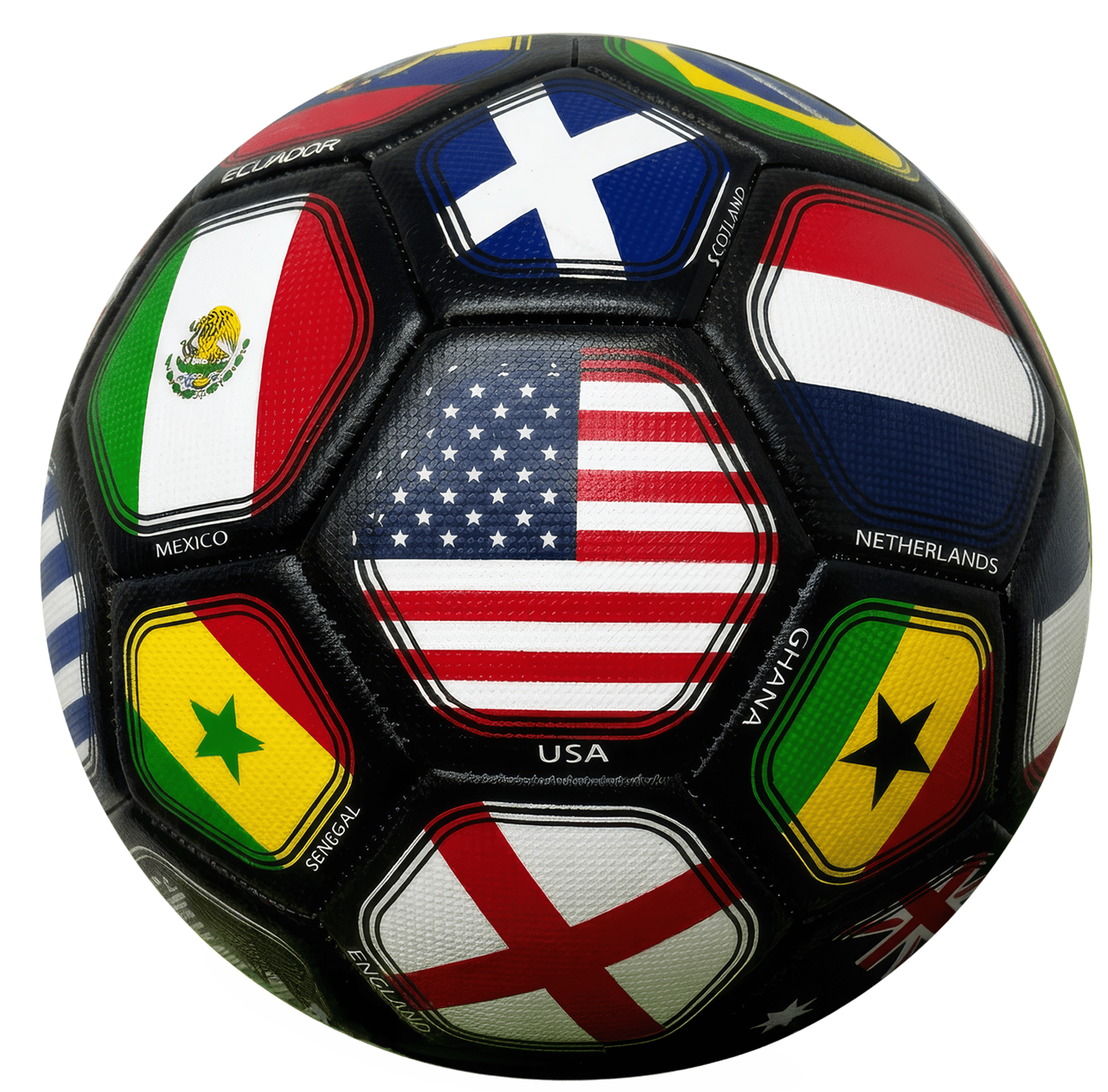 Icon Sports 2026 World Cup Flag PVC Soccer Ball - Walmart Business Supplies