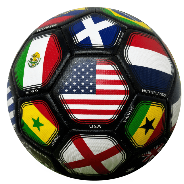 Icon Sports 2026 World Cup Flag PVC Soccer Ball - Walmart Business Supplies