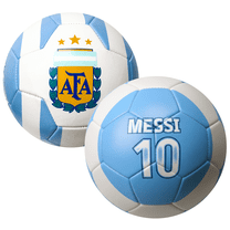 Icon Sports AFA Messi #10 Soccer Ball, Sky Blue/White, Sizes 2, 4, 5