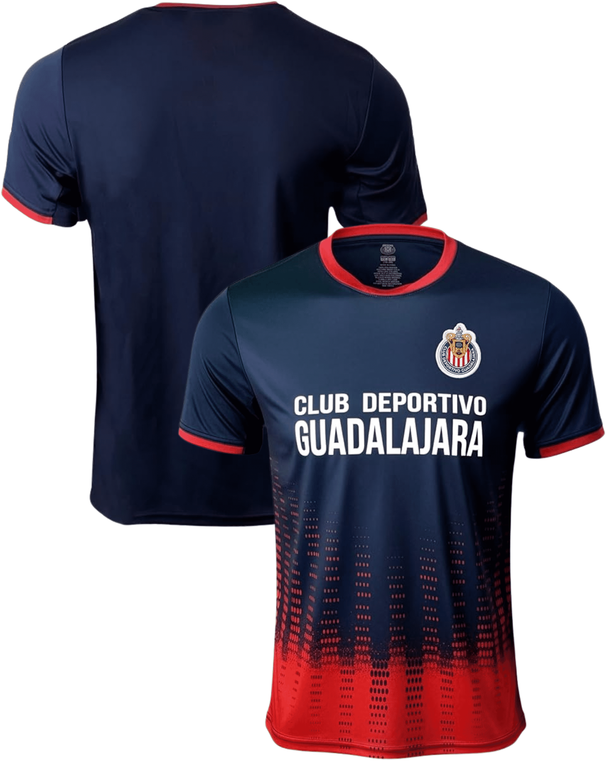 Icon Sports Chivas Guadalajara Jersey, Navy/Red, 100% Poly, Men's