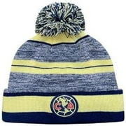 Icon Sports Club Am rica Adult Unisex Pom Pom Winter Soccer Beanie 1a