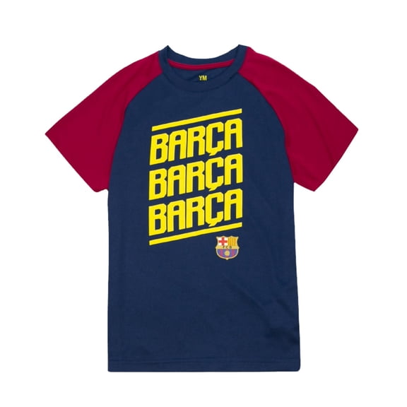 Icon Sports Compatible with FC Barcelona Soccer Poly Youth Soccer Jersey - YM