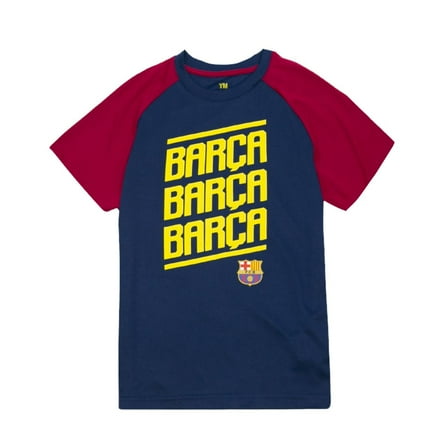 Icon Sports Compatible with FC Barcelona Soccer Poly Youth Soccer Jersey - YS